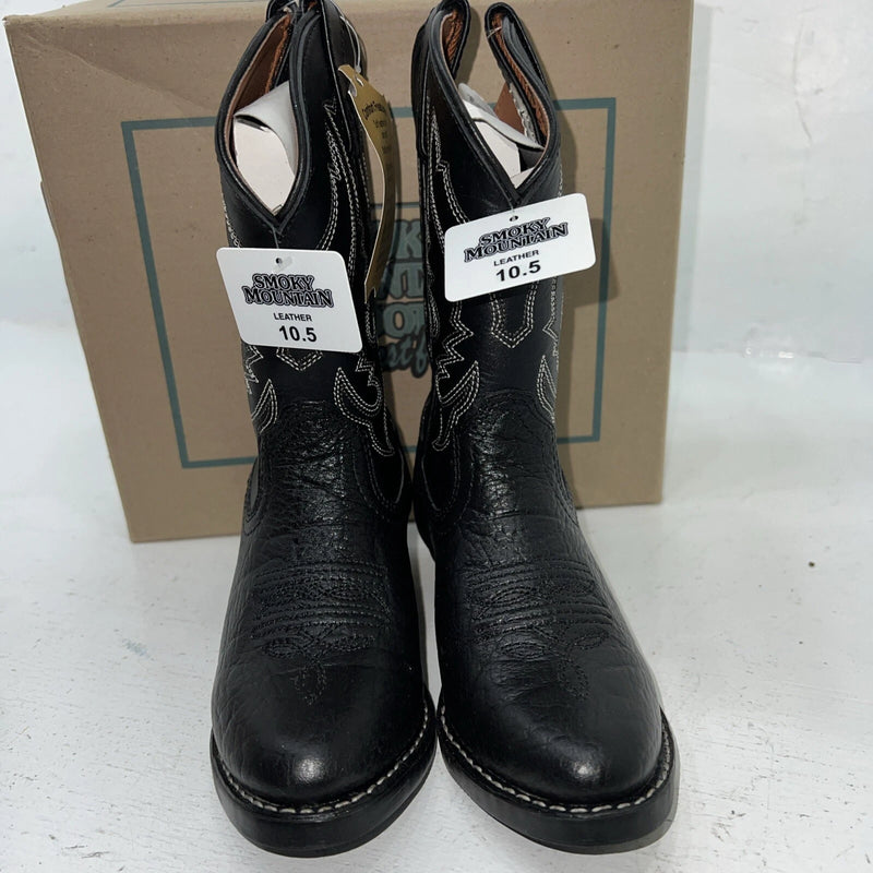 New Children’s Black Smoky Mountain Cowboy Boots. 1117 C 10.5 10 1/2. 24-65