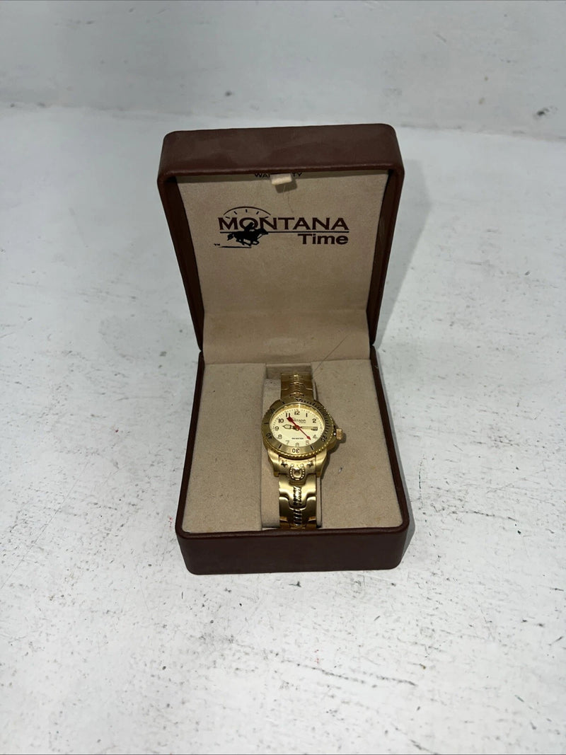 New Women’s Gold Montana Silversmiths Bracelet. MT761 D-25
