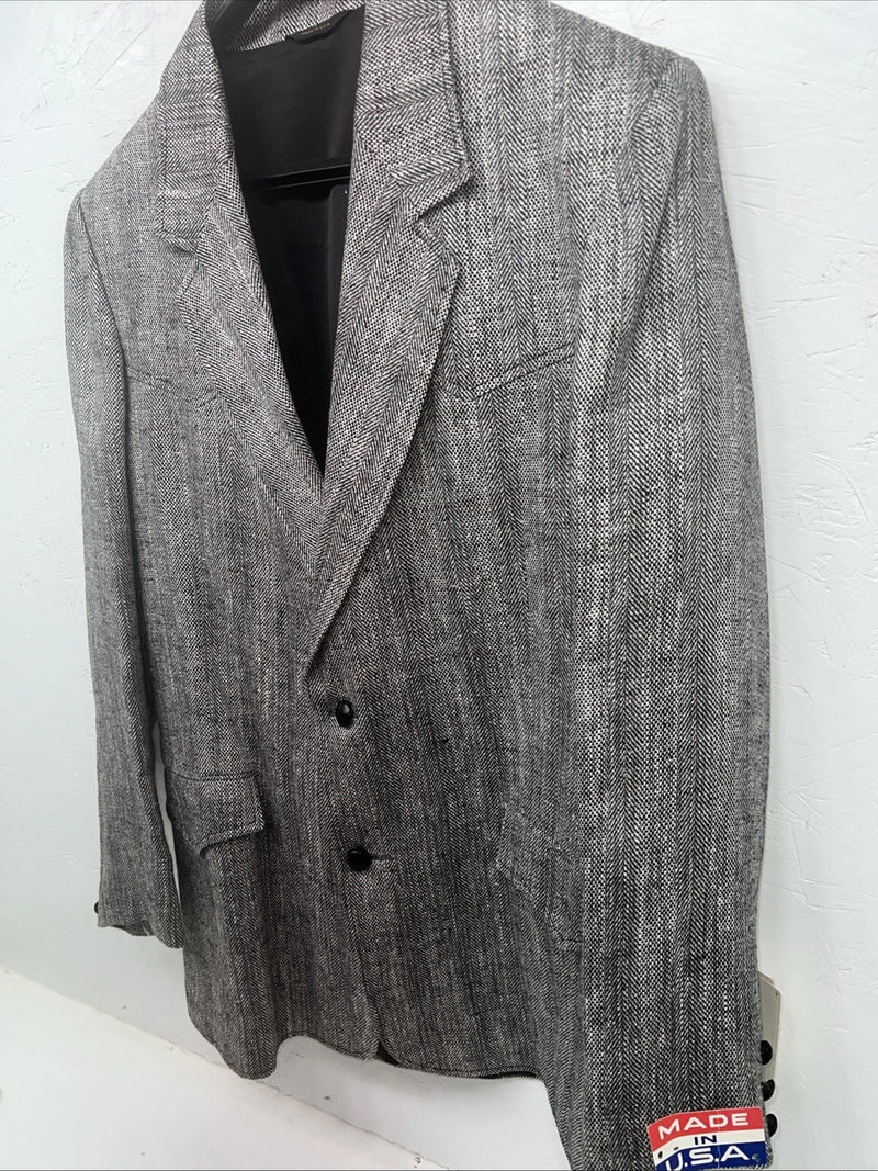 New Men’s Pioneer Wear Grey Suit Jacket 44L #12501 AA-606