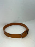 New Brown Genuine Leather Longhorn Weaved 32” Belt #82807 JJ-55
