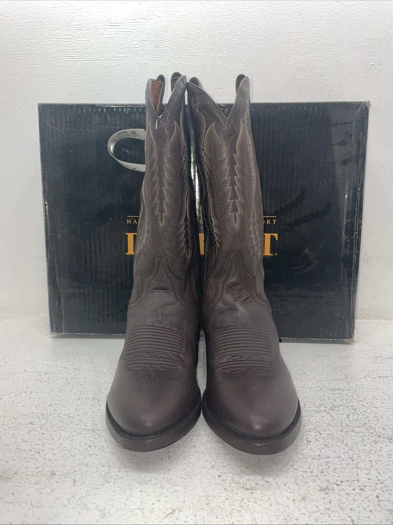 New Men’s Brown Dan Post Cowboy Boots. 2293 8.5 8 1/2 E W. 3-94