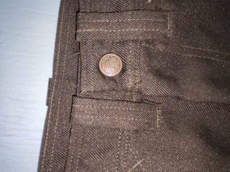 New Vintage Brown Dickson Jenkins Polyester Pants ZZ-74