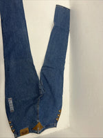 New Women’s Diamond Cut Gusset Denim Jeans No Back Pockets. 17/18x36 K-7