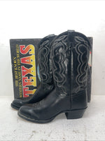 New Men’s Black Texas Imperial Cowboy Boots. M 610 10 D. 7-25