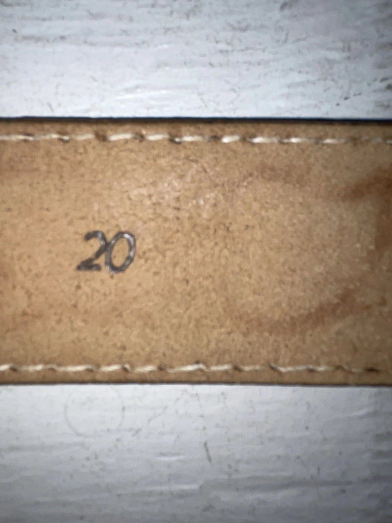 New Brown Genuine Leather Wright Tooled 20” Belt #10235 NN-92