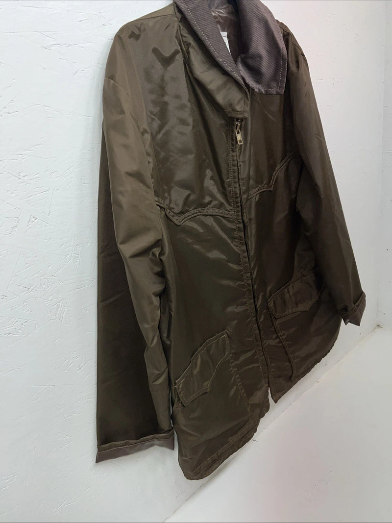 New Men’s Brown SIMCO Nylon Jacket Large 3C-46