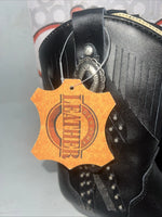 New Children’s Black Fringe Dingo Cowboy Boots. 9 D. 24-12