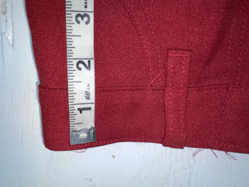 New Vintage Red Dickson Jenkins Polyester Pants #9928 3A-111