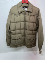 New Women’s Green Tempco Long Puffer Jacket Medium #31387 RR-18