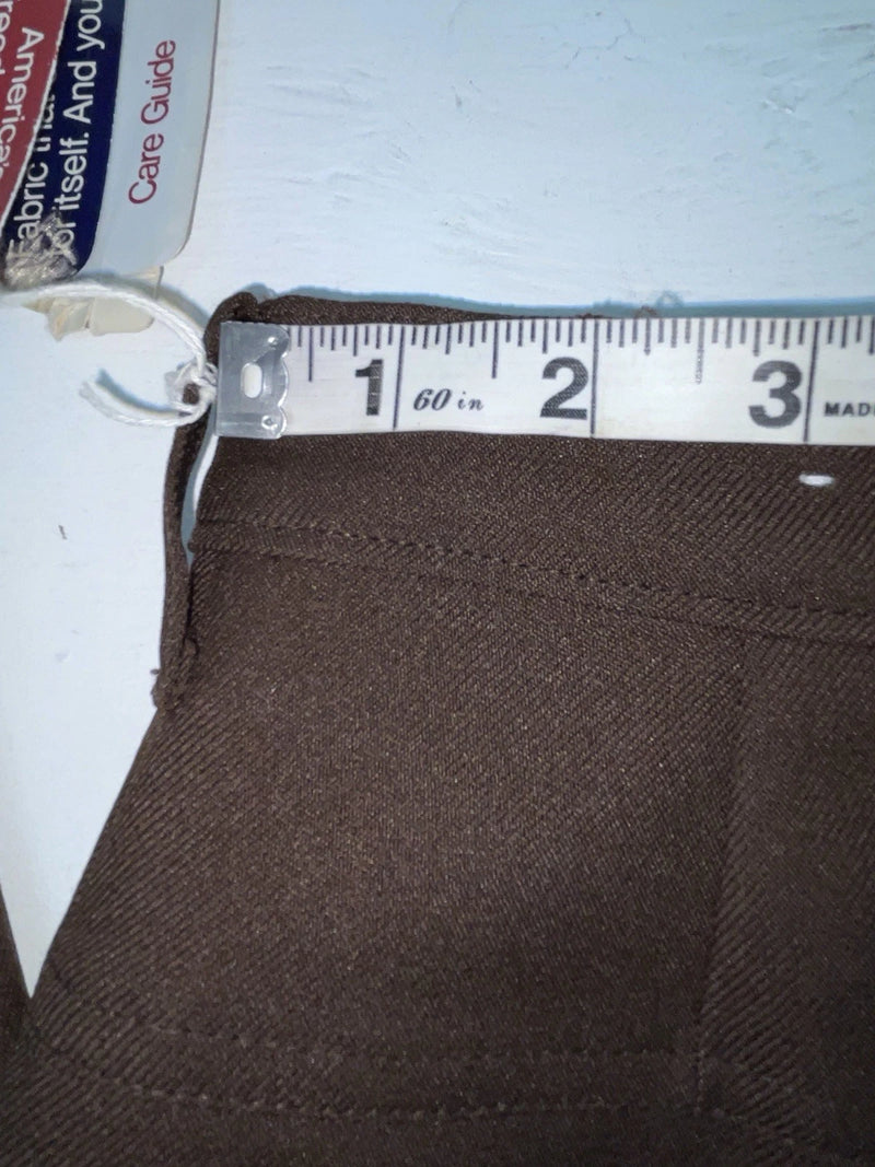 New Vintage Brown Dickson Jenkins Polyester Pants #5510 3A-17