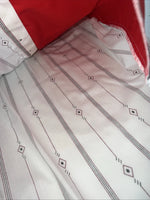 New Men’s Cowboy Threads Red And White Short Sleeve Button Up Small B-43