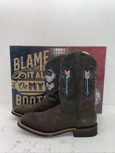 New Women’s Brown Laredo Cowboy Boots. 3134 10 M. 7-79