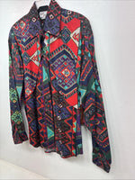 New Women’s Mine & Bills Designed Long Sleeve Button Up Size Small TT-47