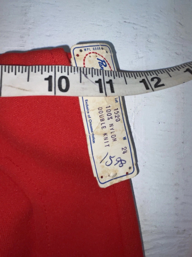 New Vintage Red Panhandle Slim Polyester Pants #1520 VV-78