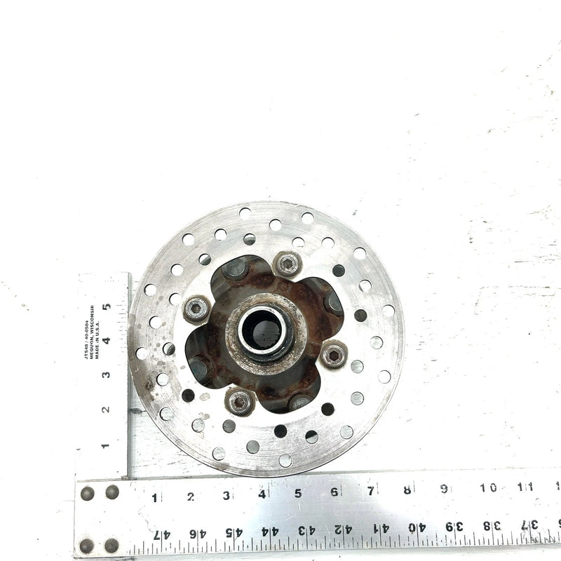 05 Honda Foreman 500 TRX500FE 4x4 OEM Front Wheel Hub W/Rotor 44615-HP0-A00 AH90