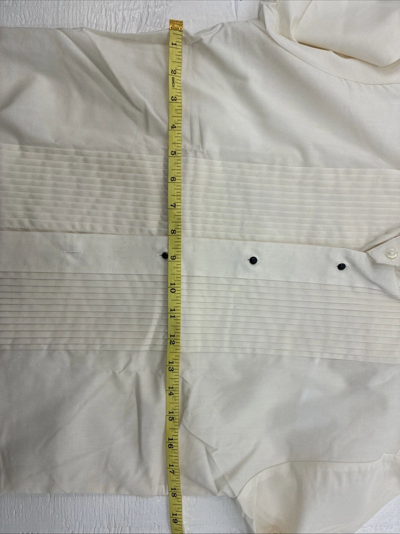 New Classix Yellow Long Sleeve Button Up English Short 30/31 XS X-87