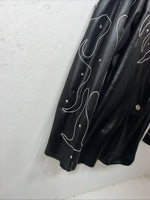 New Women’s Black 1849 Authentic Ranchwear Flame Western Show Jacket XL UU-61