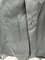 New Men’s Classix Black Long Sleeve Button Up Medium 32/33 E-79