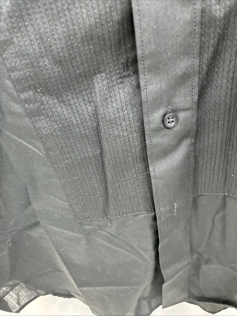 New Men’s Classix Black Long Sleeve Button Up Medium 32/33 E-79