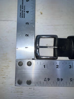 New Black Genuine Leather 3D Pearl And Silver Bling 34” Belt #6090 Z-119