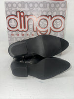 New Children’s Black Fringe Dingo Cowboy Boots. 9 D. 24-12