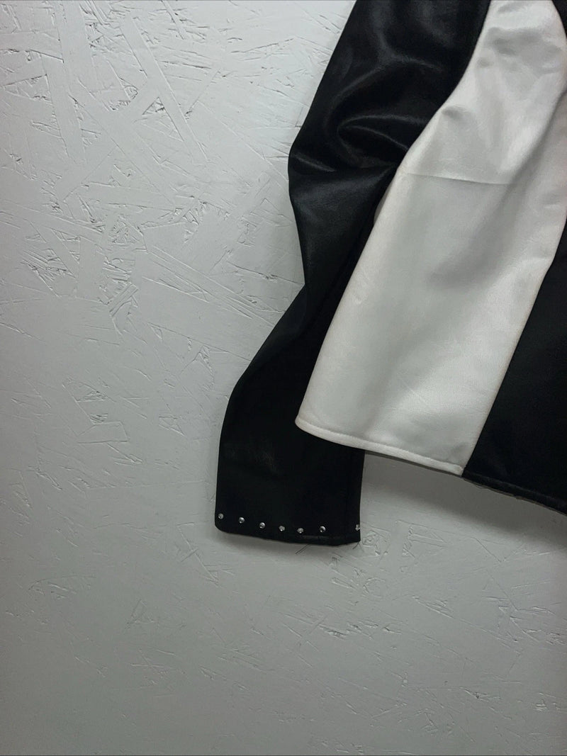 New Women’s 1849 Authentic Ranchwear Black White Short Show Jacket XL WW-35