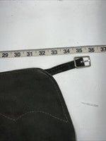 NOS Gray Show Chaps With Fringe Adjustable Waist 36” N-22