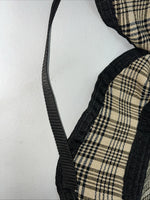 New Brown Plaid Turnout Horse Neck Hood PP-22