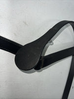 New Tough 1 Black Genuine Leather Double Stitched Breastcollar #41-3450 Y-24