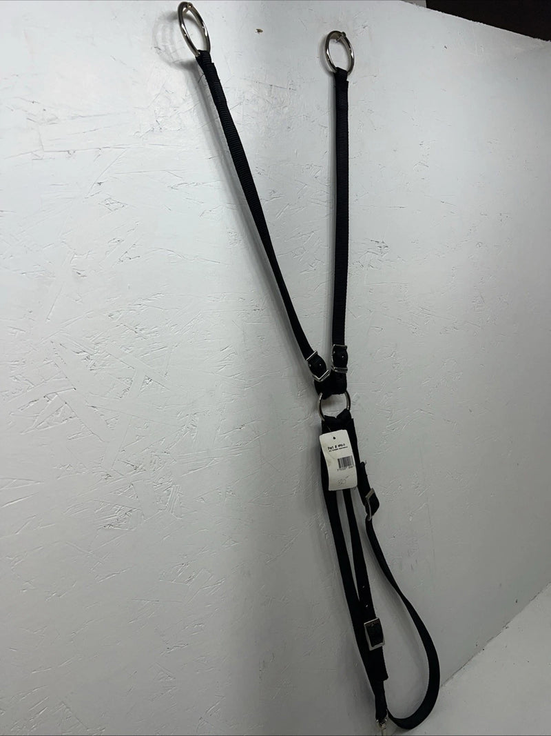 New Black Nylon Fabtron Running Martingale #NP52-5 EE-8