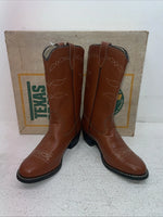 New Women’s Brown Texas Brand Cowboy Boots. B 111 4 D. 2-64