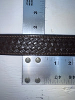 New Brown Genuine Leather Chambers Tooled 26” Belt #UN605H NN-36
