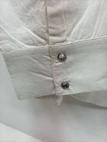 New Women’s Cumberland White Gen Long Sleeve Pearl Snap 1XL GG-88