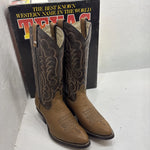 New Brown Texas Boots 8.5  3-12