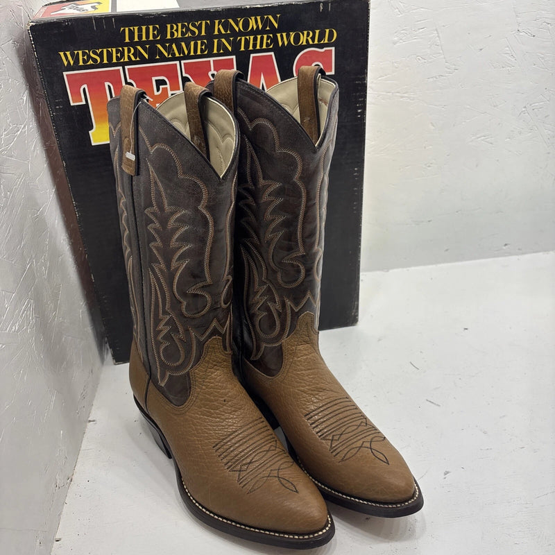 New Brown Texas Boots 8.5  3-12