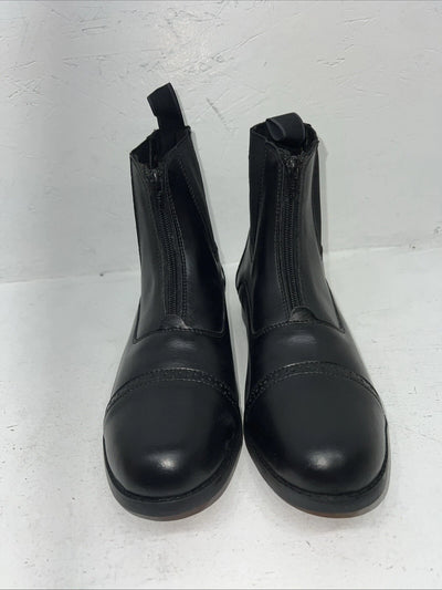 New Women’s Black EQUISTAR Short English Riding Boots. 467518 10. 12-70