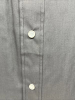 New Men’s White Horse Black Embroidered Long Sleeve Pearl Snap Large V-33