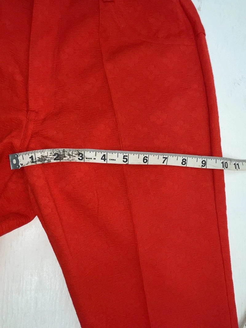 New Vintage Red Panhandle Slim Polyester Pants #8058 SS-52
