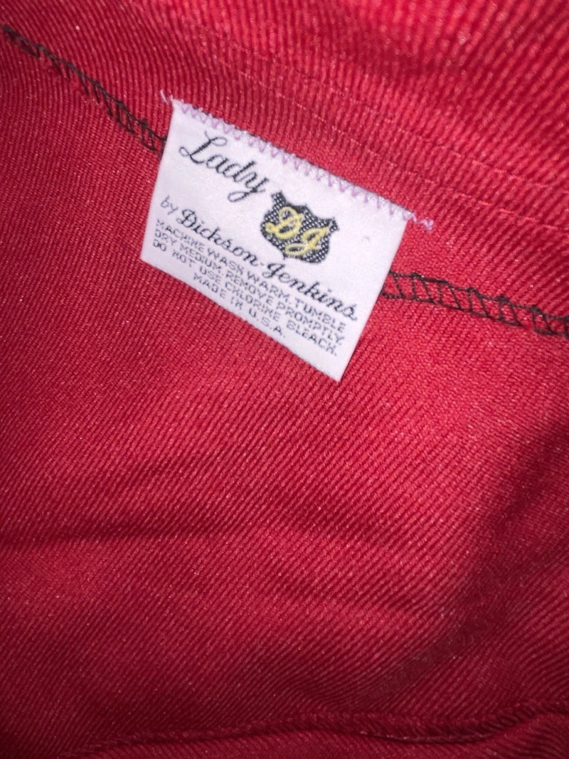 New Vintage Red Dickson Jenkins Polyester Pants XX-51