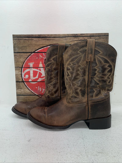 New Men’s Brown Laredo Cowboy Boots. 67902 9.5 9 1/2 E W. 5-29
