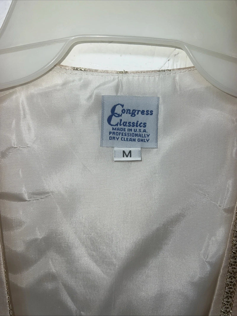 New Women’s Congress Classics Gold Western Show Vest Medium E-607
