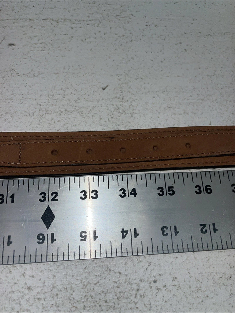 New Brown Genuine Leather 34” Belt #6987/28 Z-33