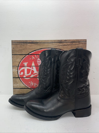 New Men’s Black Laredo Cowboy Boots. 67900 10 E W. 6-33