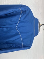 New Men’s White Horse Blue Long Sleeve Pearl Snap Large CC-28