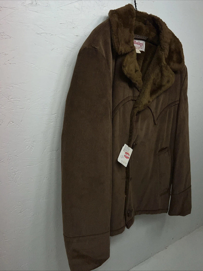 New Women’s Bailey Brown Fuzzy Jacket 40 #T851A RR-16