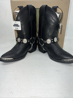 New Children’s Black Smoky Mountain Cowboy Boots. 1083 C 11.5 11 1/2. 24-114