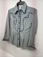 New Boys Dickson Jenkins Blue Long Sleeve Button Up Size 16 DD-84