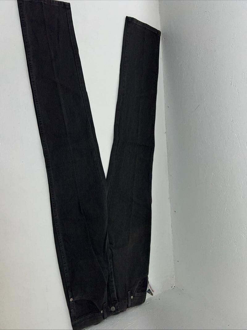 New Women’s Wrangler Cowboy Cut Slim Fit Grey Denim Jeans. 5x36 N-6