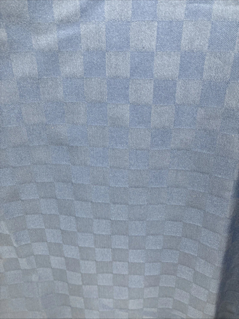 New Men’s Panhandle Slim Blue Checkered Long Sleeve Pearl Snap 17.5 XL T-21