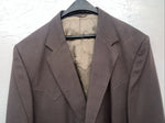 New Men’s Circle S Brown Suit Jacket 48L #1929 S-608